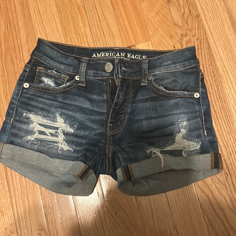 American eagle jean shorts